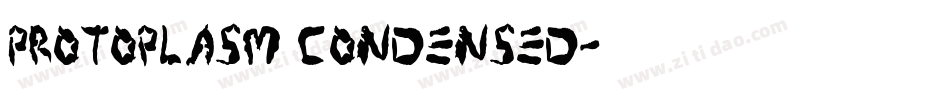 Protoplasm Condensed字体转换
